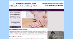 Desktop Screenshot of 4massage-school.com